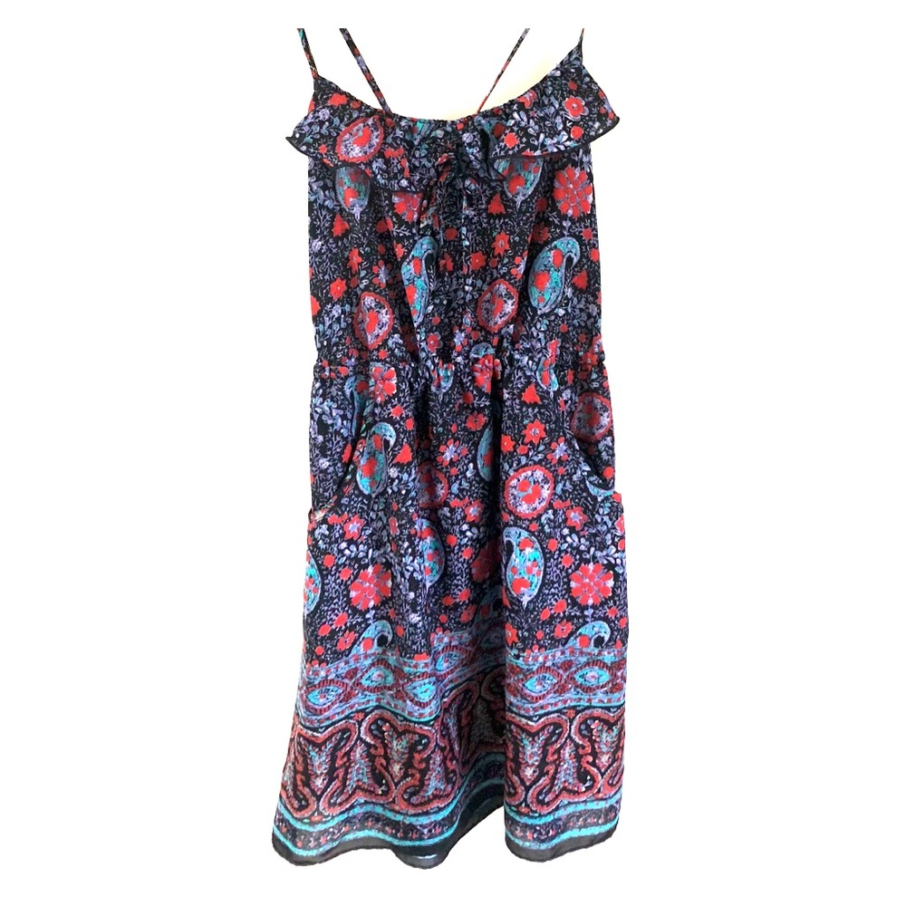 Lightweight paisley patterned dress